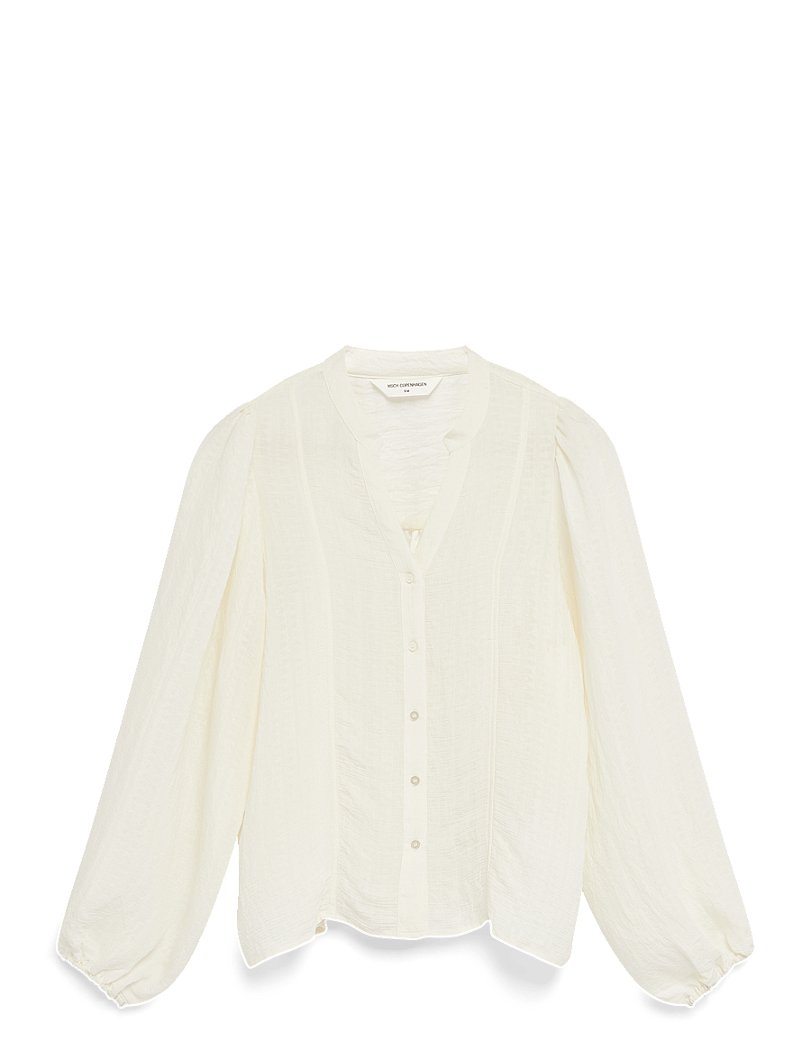 MSCH Copenhagen - MSCHBlanka Amrita Shirt - pitkähihaiset paidat - egret - 1