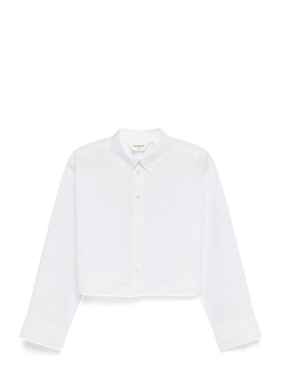 MSCH Copenhagen - MSCHLiene Zenika Shirt - langærmede skjorter - bright white - 1