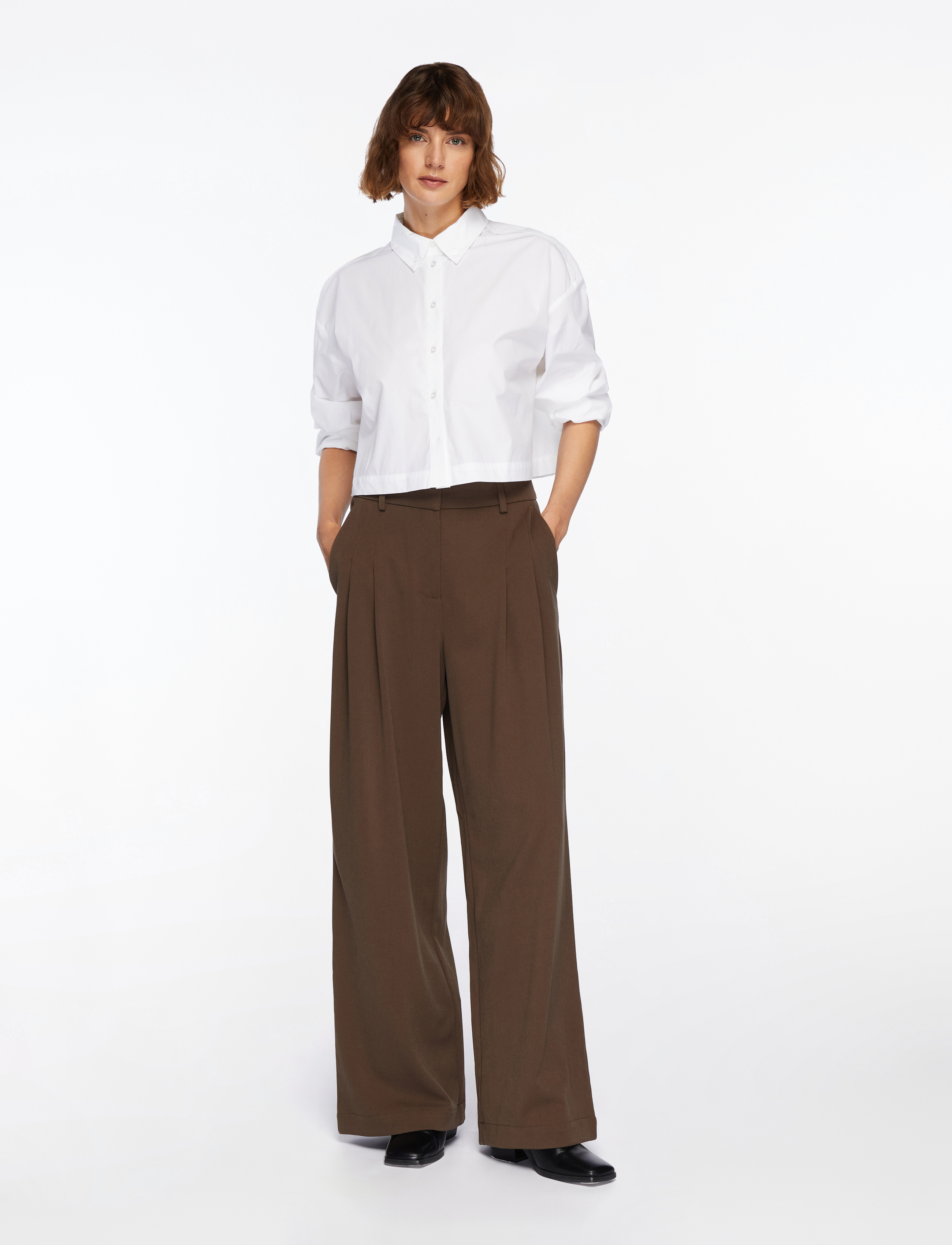 MSCH Copenhagen - MSCHLiene Zenika Shirt - langærmede skjorter - bright white - 2