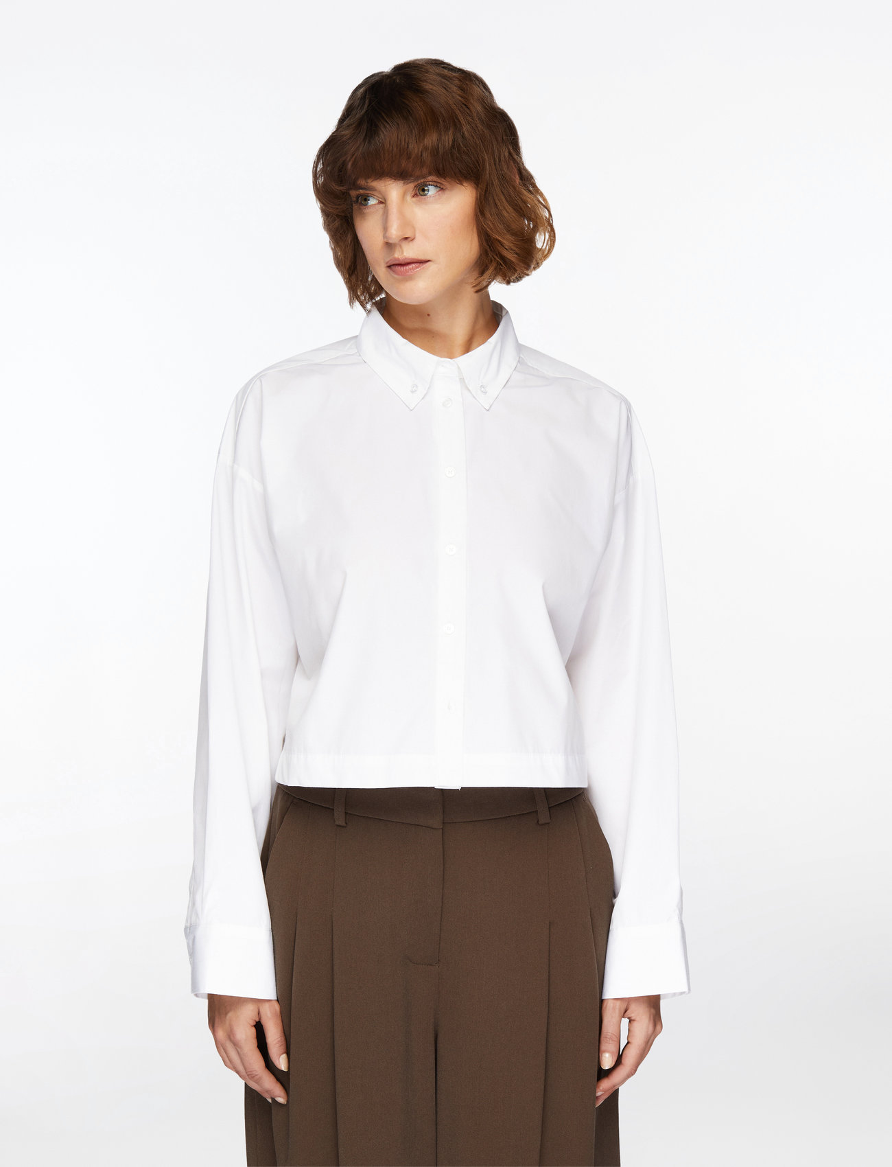 MSCH Copenhagen - MSCHLiene Zenika Shirt - long-sleeved shirts - bright white - 0