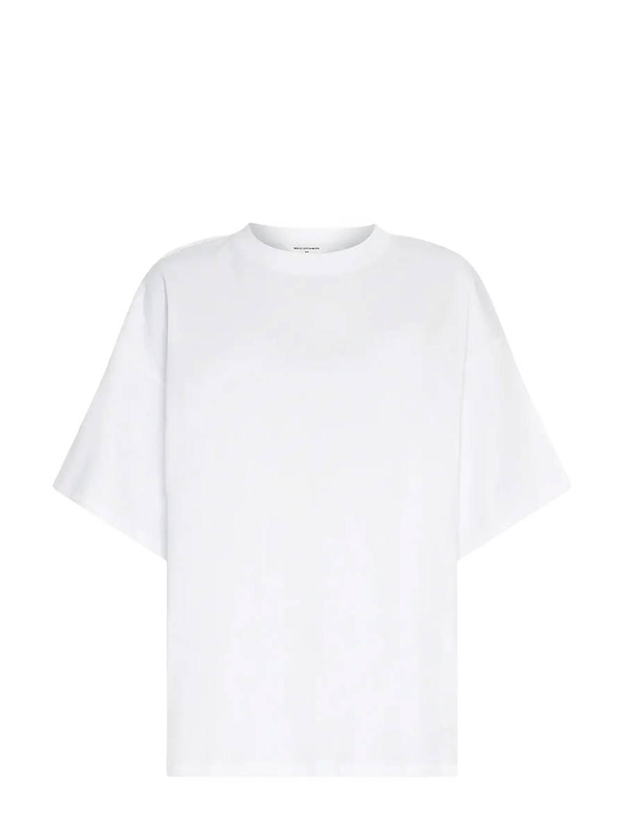MSCH Copenhagen - MSCHKinsey Melea Tee - t-shirts - bright white - 0