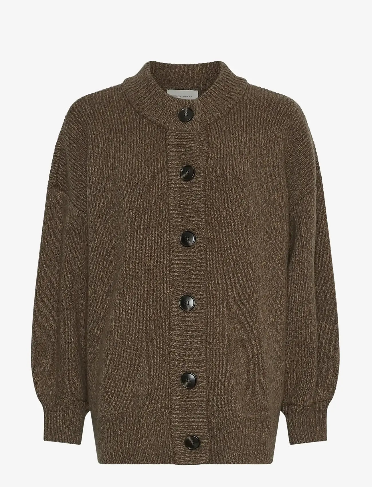 MSCH Copenhagen - MSCHLissi Knit Jacket - cardigans - slate black mel - 0