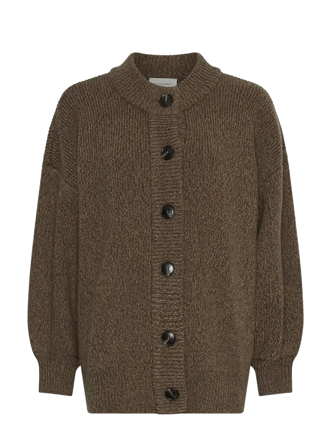 MSCH Copenhagen - MSCHLissi Knit Jacket - neuletakit - slate black mel - 0