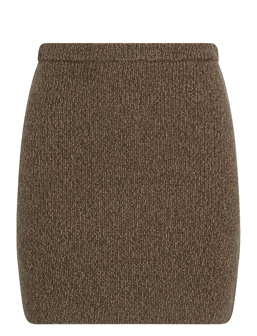 MSCH Copenhagen - MSCHLissi Skirt - knitted skirts - slate black mel - 0