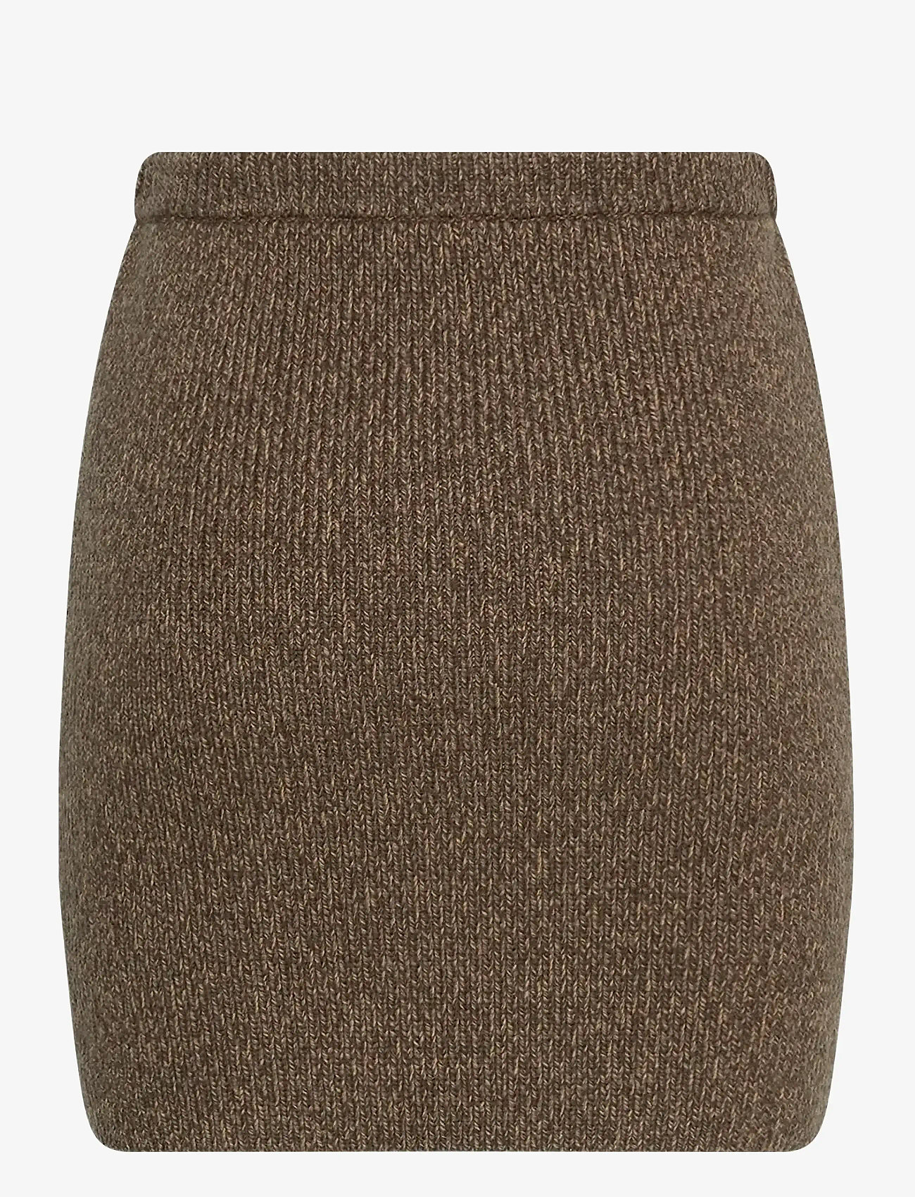 MSCH Copenhagen - MSCHLissi Skirt - spódnice dzianinowe - slate black mel - 1