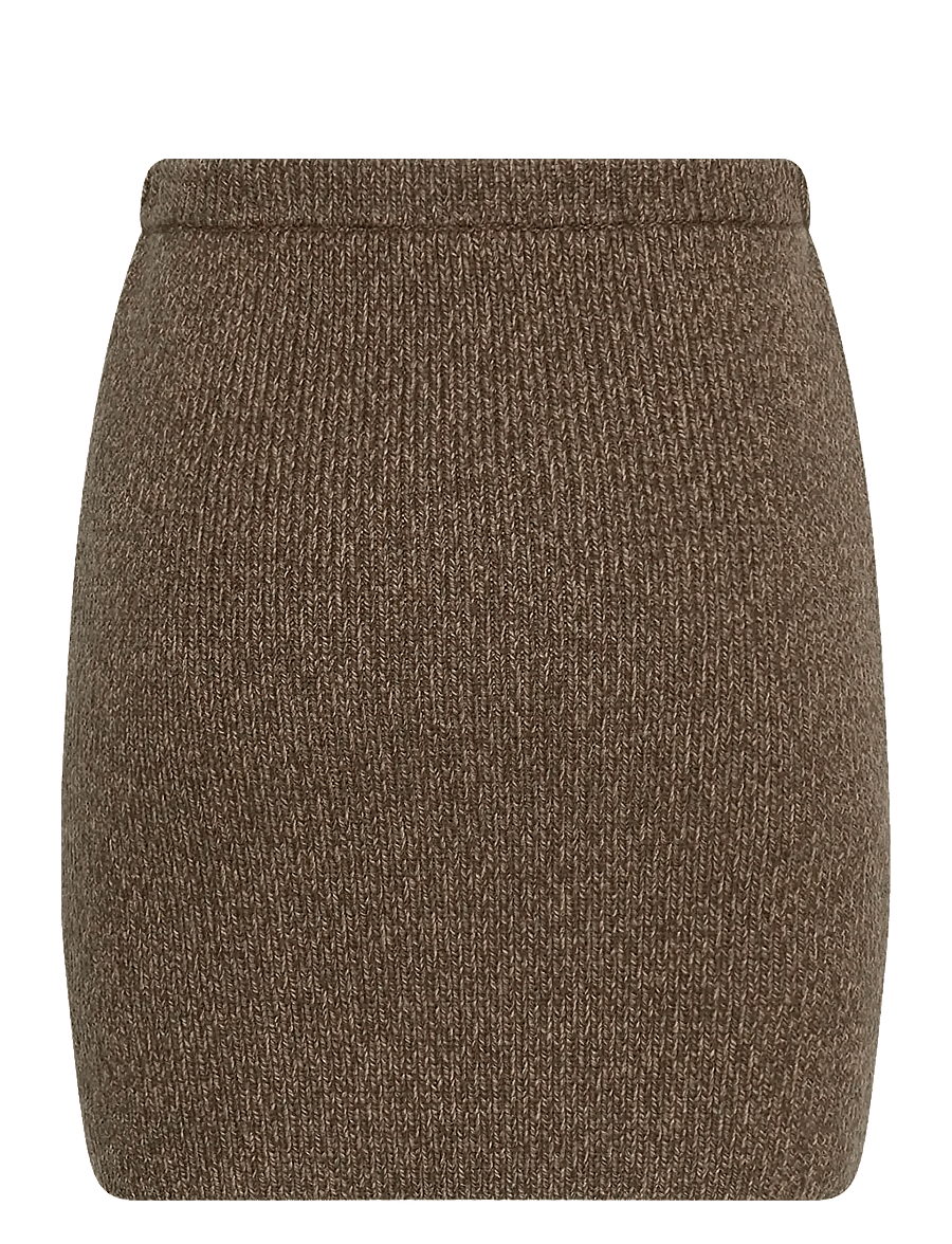 MSCH Copenhagen - MSCHLissi Skirt - knitted skirts - slate black mel - 1