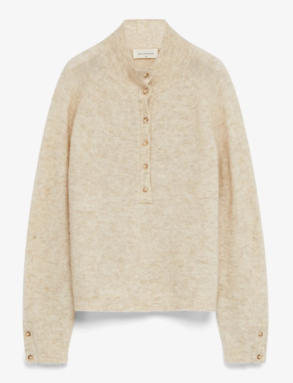 MSCH Copenhagen - MSCHMilania Hope M Pullover - tröjor - oatmeal melange - 1