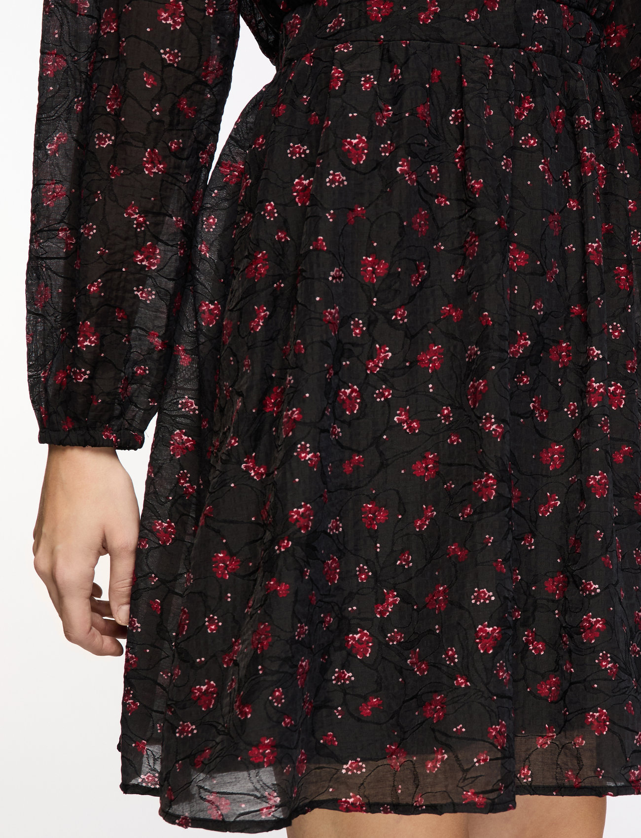 MSCH Copenhagen - MSCHNancy Dress AOP - sumarkjólar - syrah flower - 5