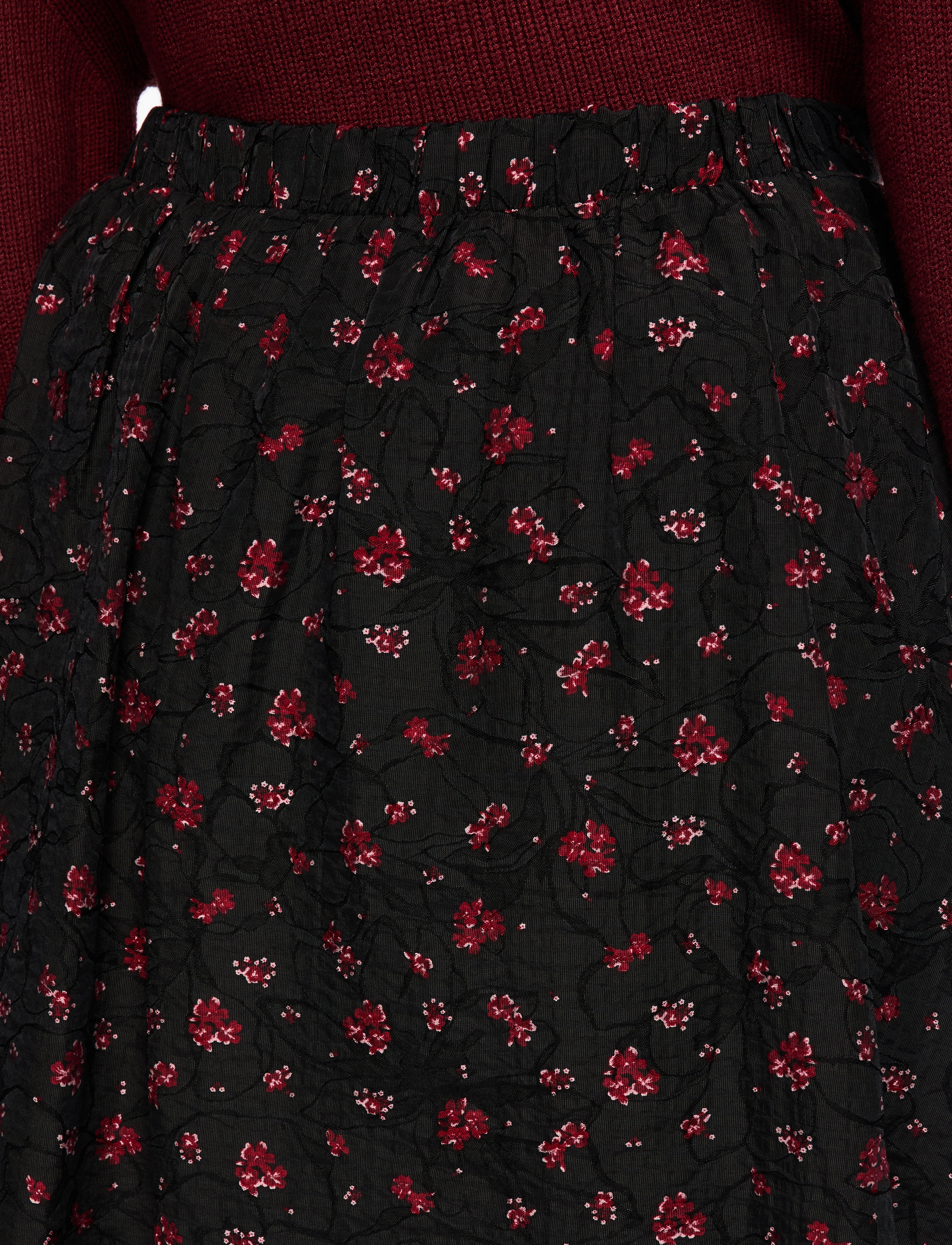 MSCH Copenhagen - MSCHNancy Skirt AOP - Īsi svārki - syrah flower - 5