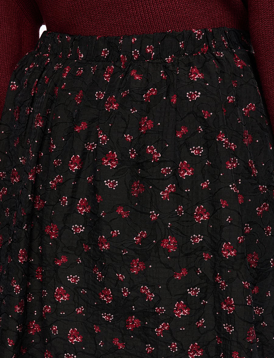 MSCH Copenhagen - MSCHNancy Skirt AOP - spódnice mini - syrah flower - 5