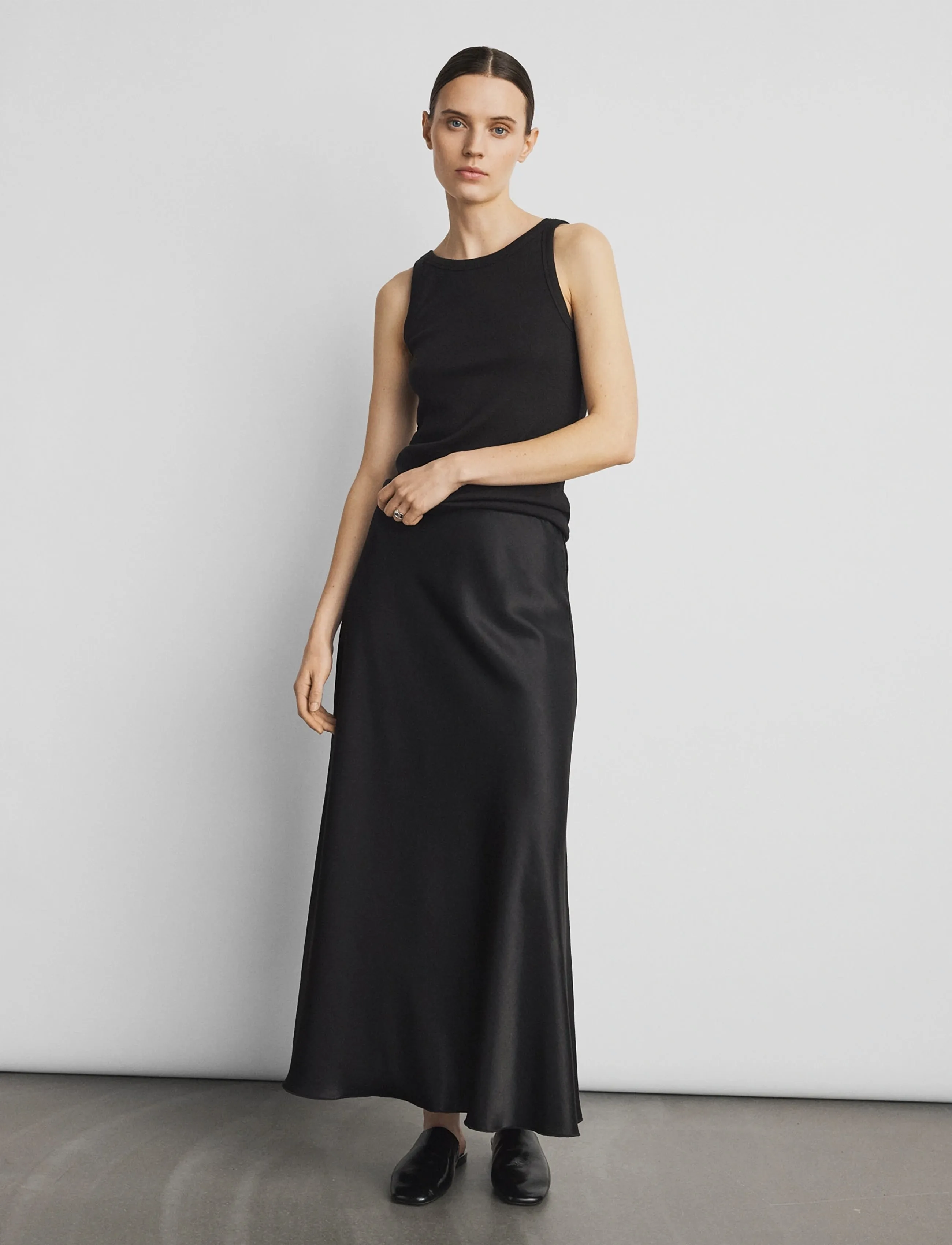 MSCH Copenhagen - MSCHGubbe Rasmia SL Top - topid ja varrukateta alussärgid - black - 3