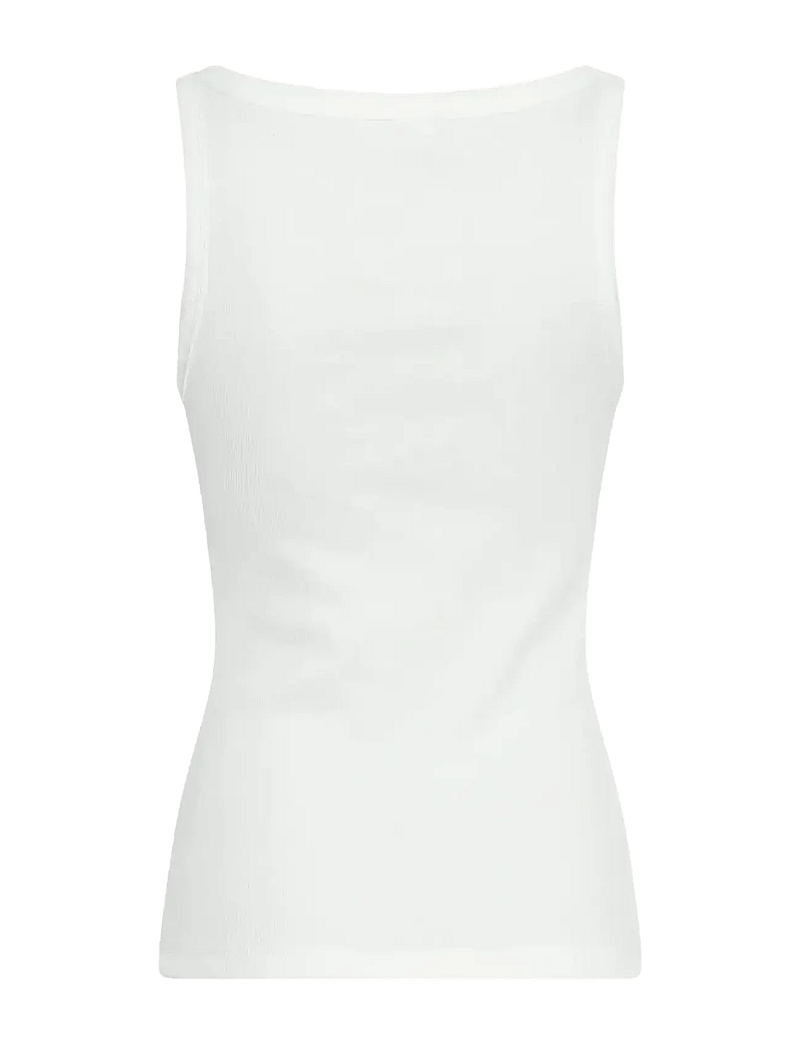 MSCH Copenhagen - MSCHGubbe Rasmia SL Top - linnen - bright white - 1