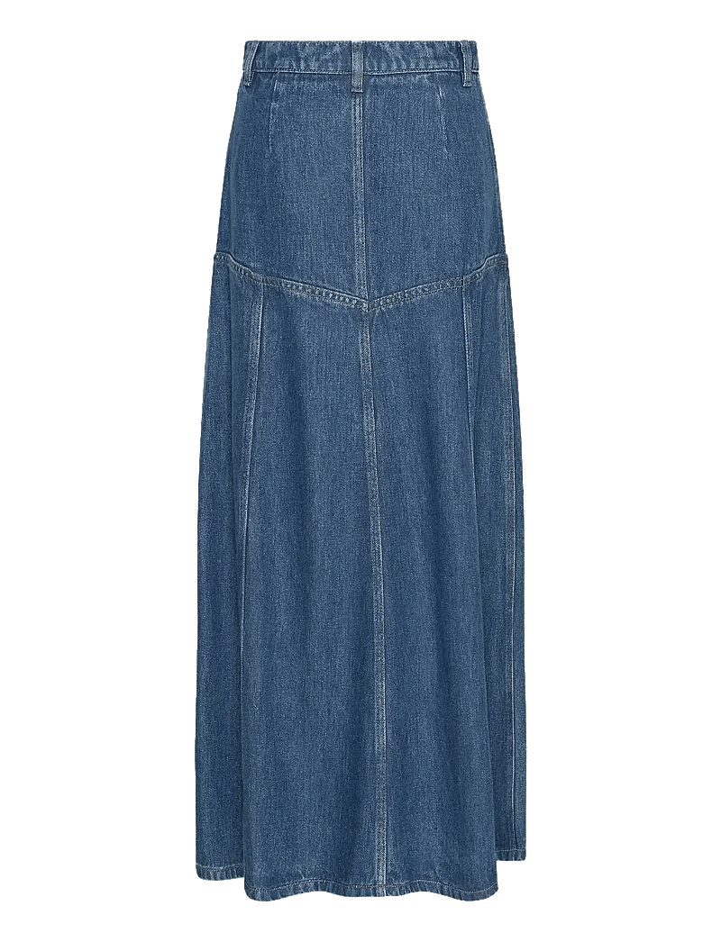MSCH Copenhagen - MSCHLaurentine Rue HW Skirt - denim skirts - mid blue wash - 1
