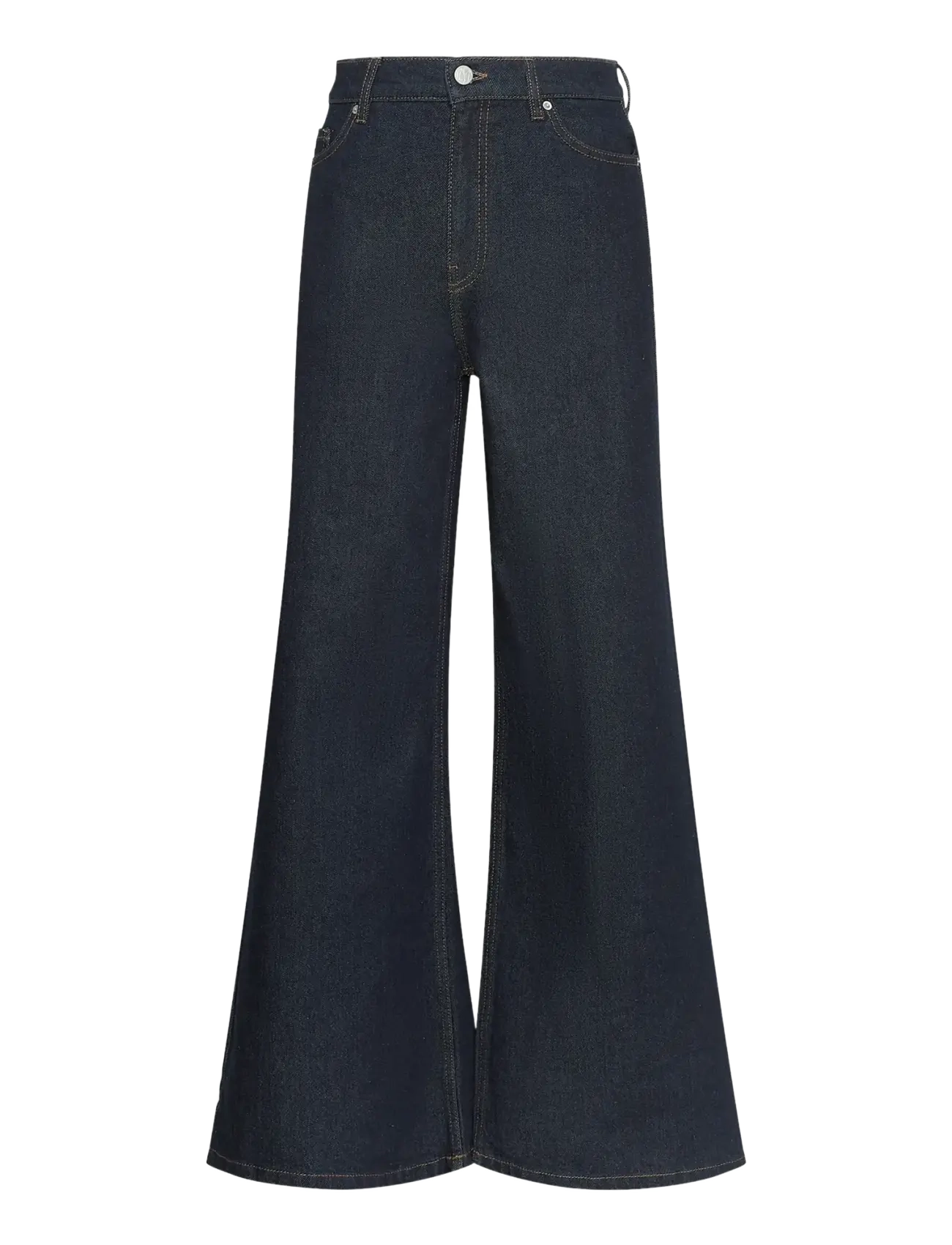 MSCH Copenhagen MSCHSolia Ada Wide Jeans - Transitional Layering - DARK BLUE WASH / navy