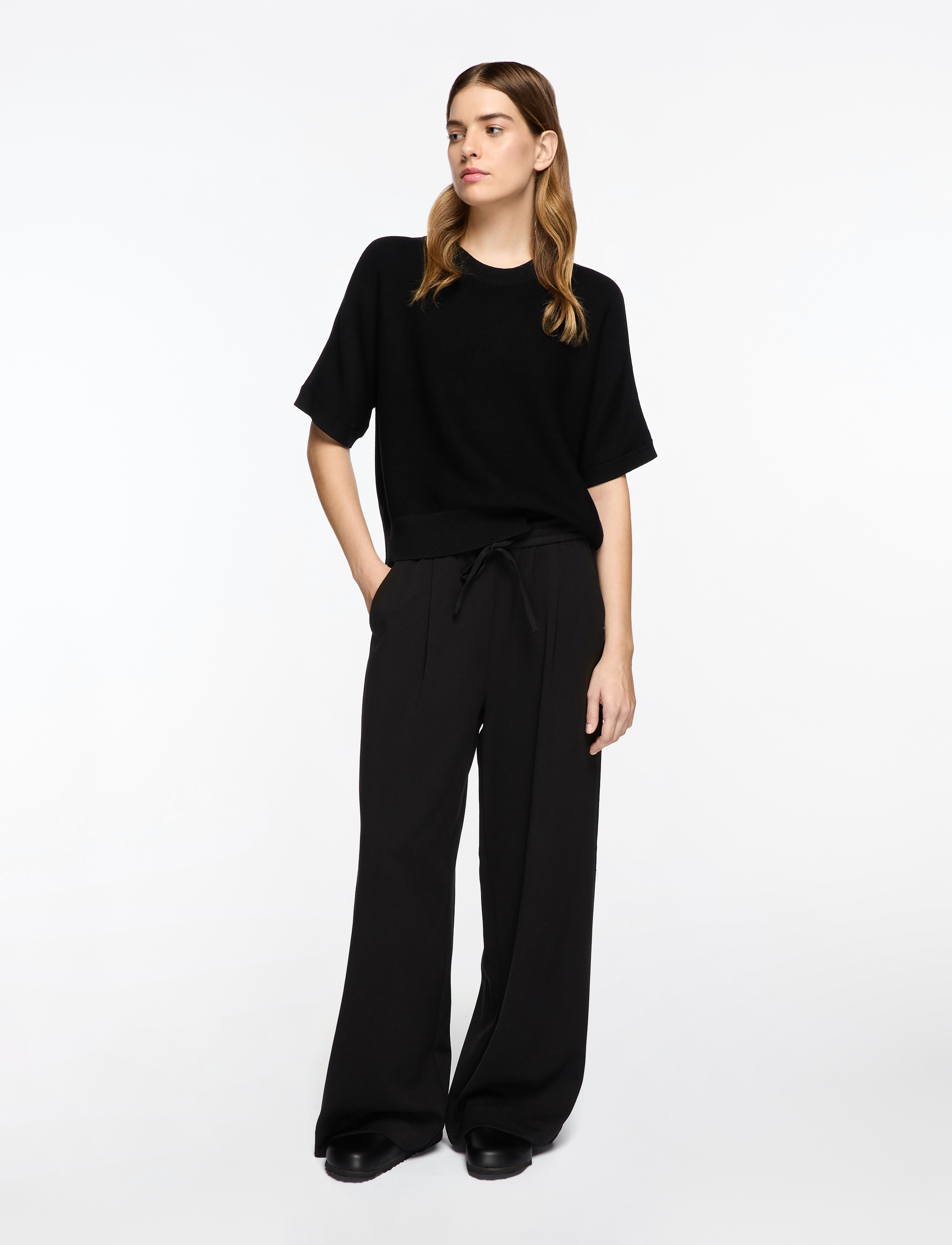 MSCH Copenhagen - MSCHThamira 2/4 Pullover - t-shirts - black - 2