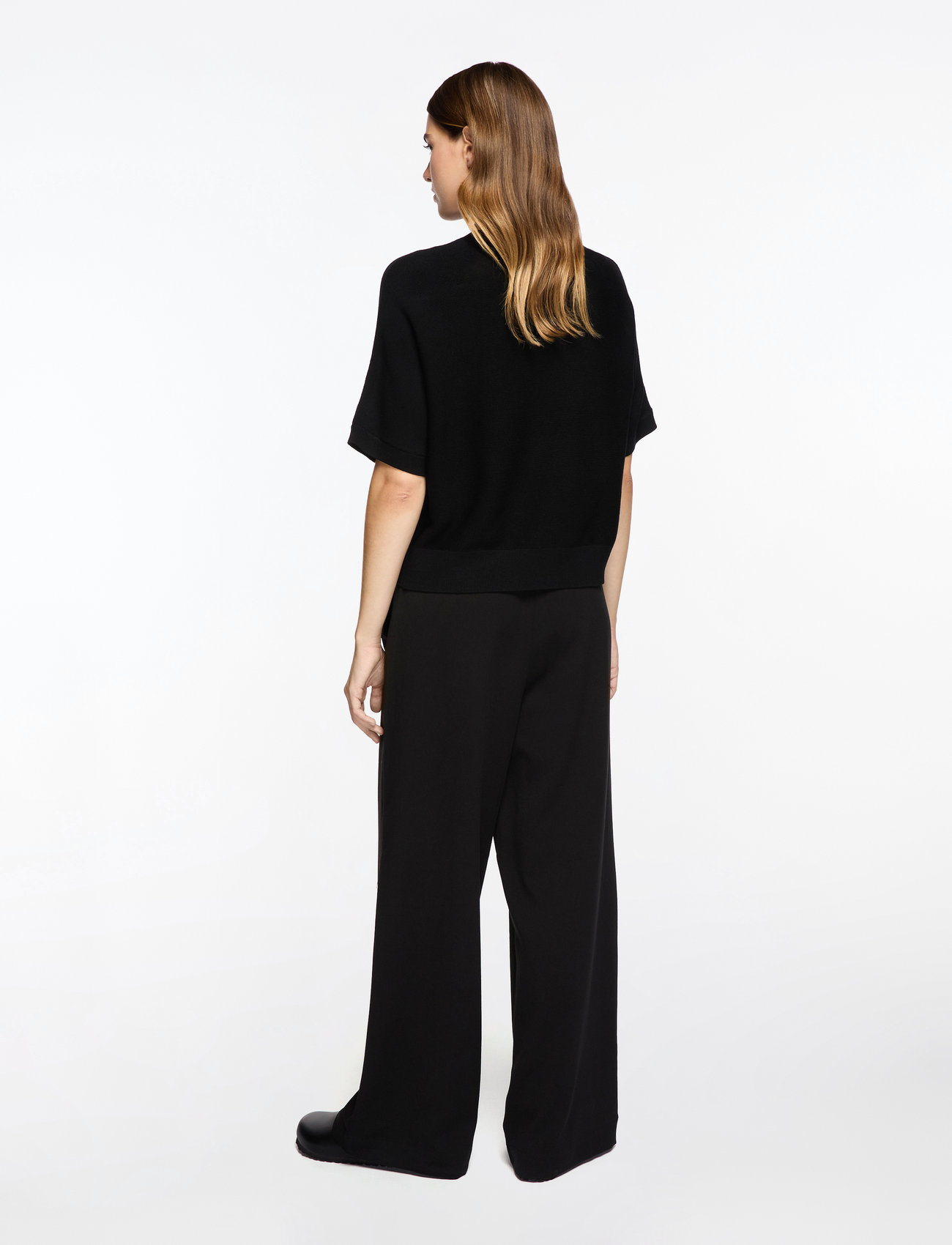 MSCH Copenhagen - MSCHThamira 2/4 Pullover - t-shirts - black - 4