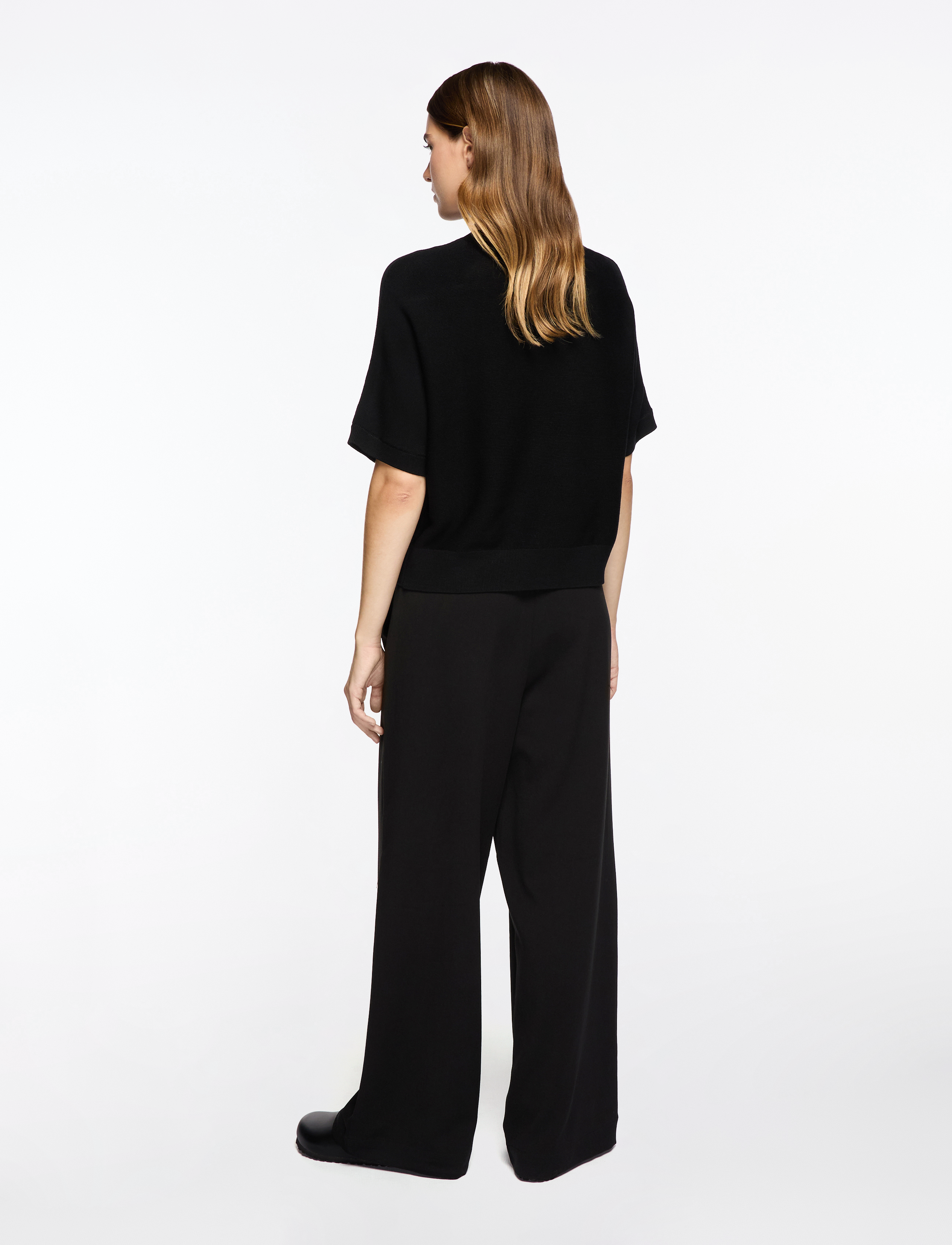 MSCH Copenhagen - MSCHThamira 2/4 Pullover - t-shirts - black - 4
