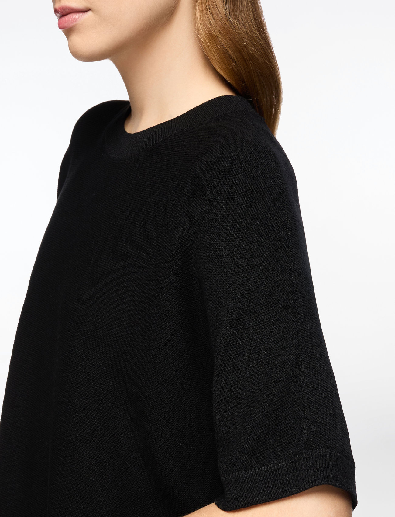 MSCH Copenhagen - MSCHThamira 2/4 Pullover - t-shirts - black - 5