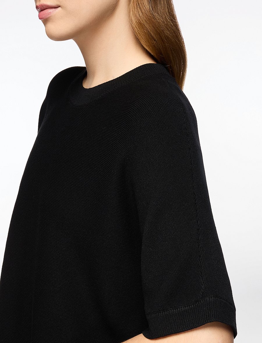 MSCH Copenhagen - MSCHThamira 2/4 Pullover - stuttermarbolir og toppar - black - 5