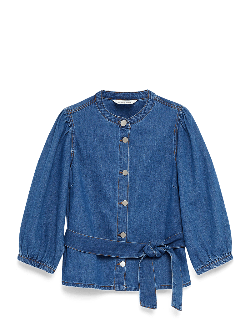 MSCH Copenhagen - MSCHRylan Elena 3/4 Shirt - jeansskjortor - mid blue wash - 1