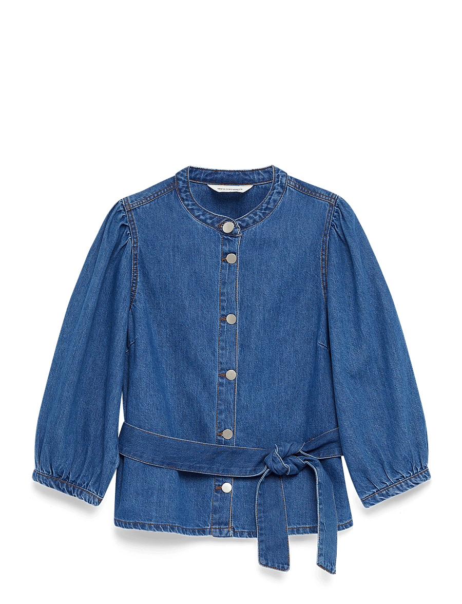 MSCH Copenhagen - MSCHRylan Elena 3/4 Shirt - denimskjorter - mid blue wash - 1