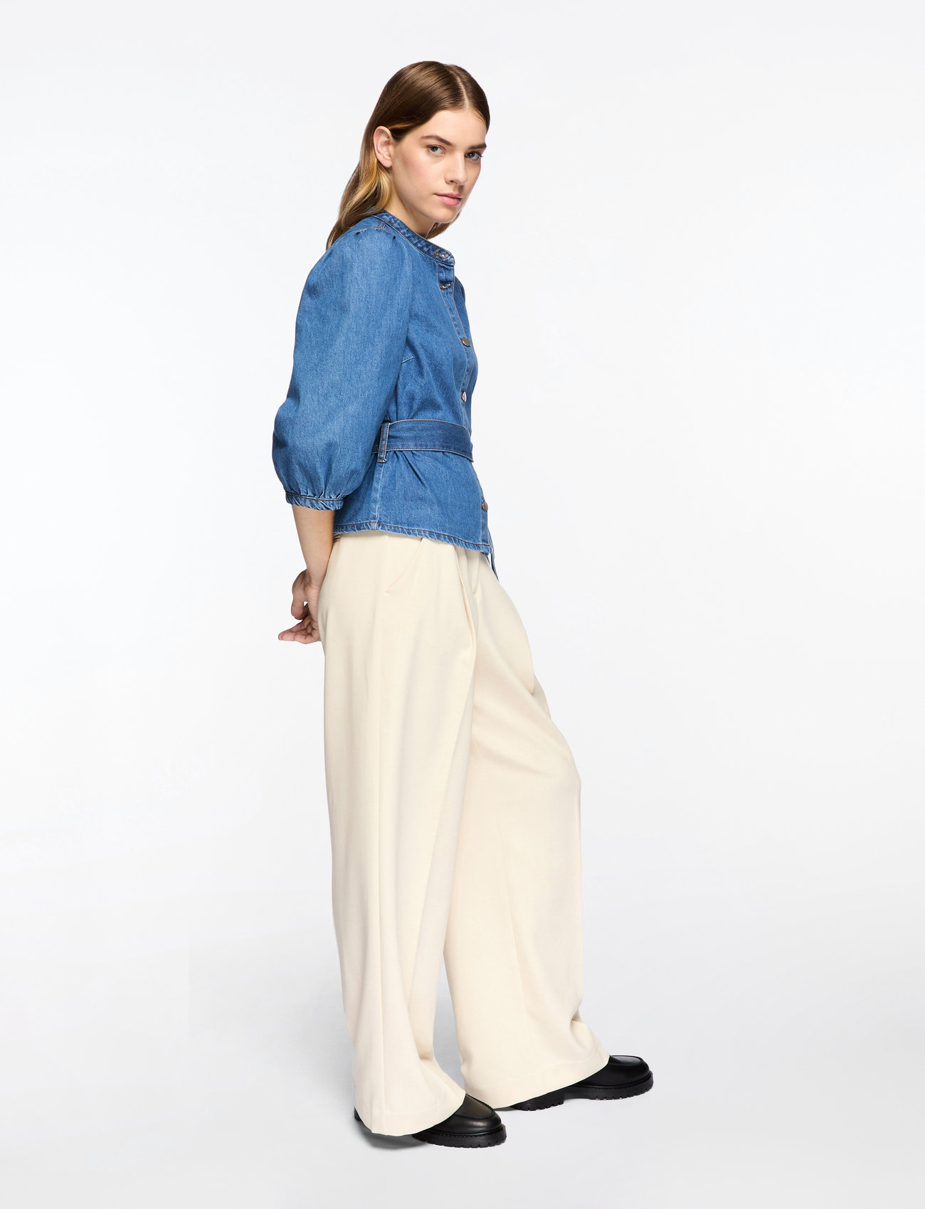 MSCH Copenhagen - MSCHRylan Elena 3/4 Shirt - denim shirts - mid blue wash - 3