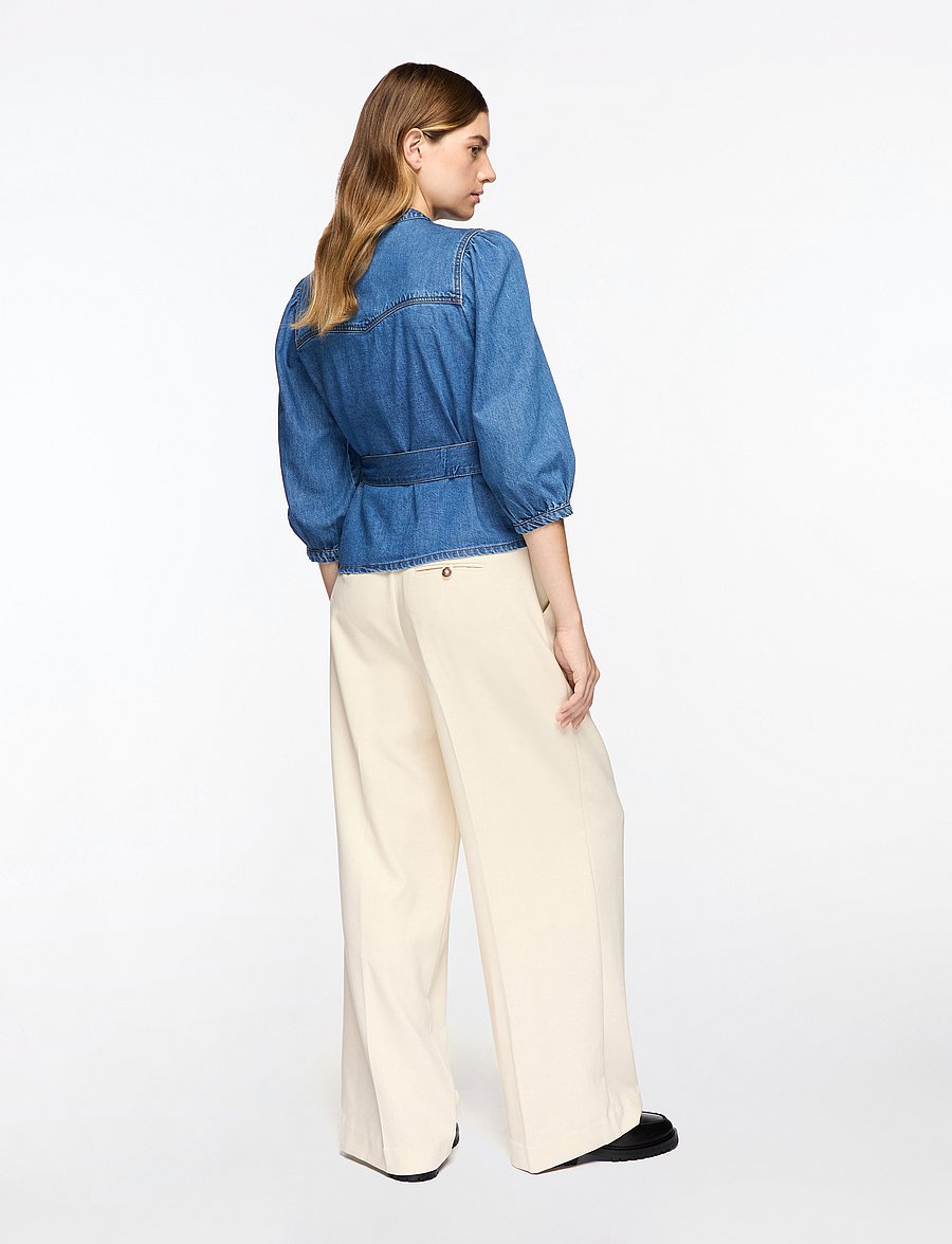 MSCH Copenhagen - MSCHRylan Elena 3/4 Shirt - denimskjorter - mid blue wash - 4