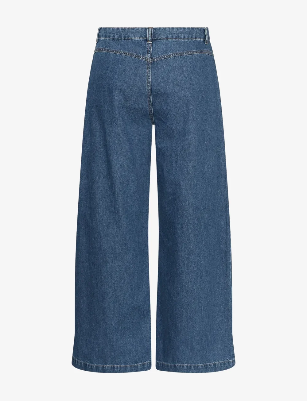 MSCH Copenhagen - MSCHRylan Elena Pants - hosen mit weitem bein - mid blue wash - 1