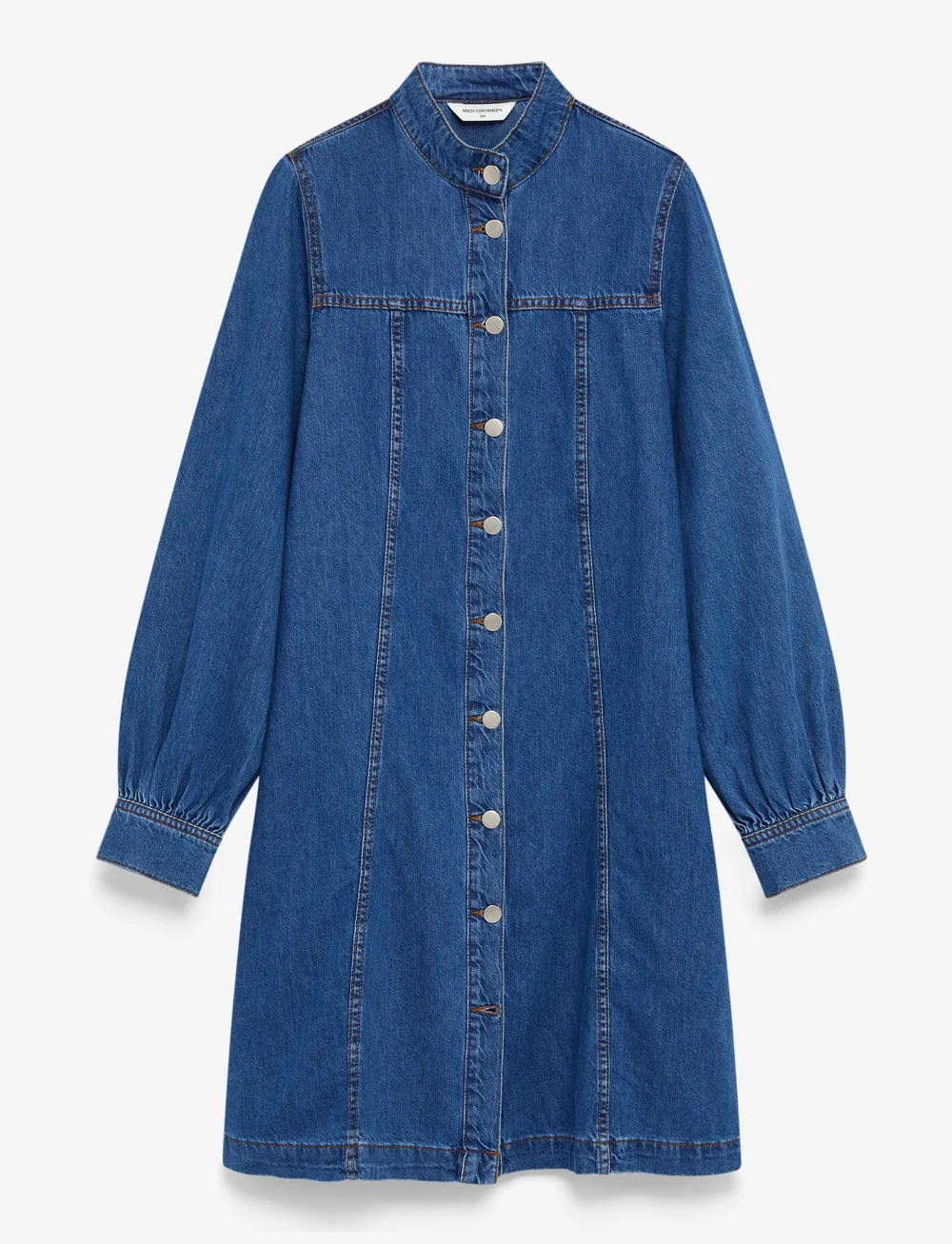 MSCH Copenhagen - MSCHRylan Elena Shirt Dress - hemdkleider - mid blue wash - 1