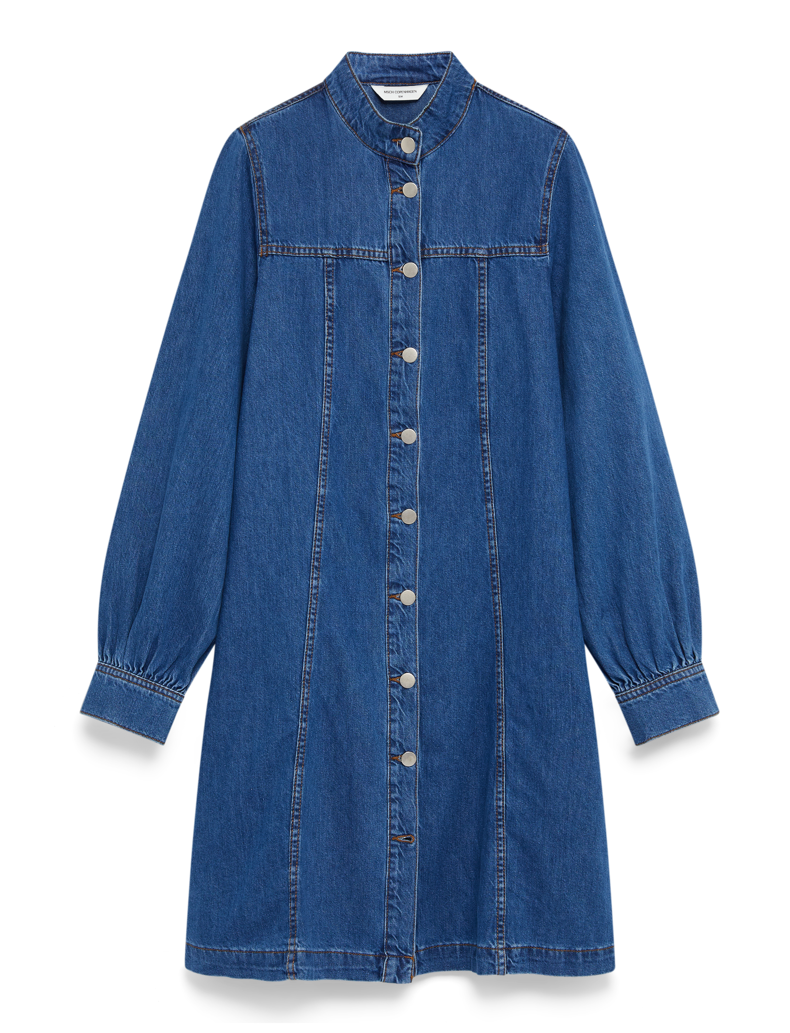 MSCH Copenhagen - MSCHRylan Elena Shirt Dress - skjortekjoler - mid blue wash - 1