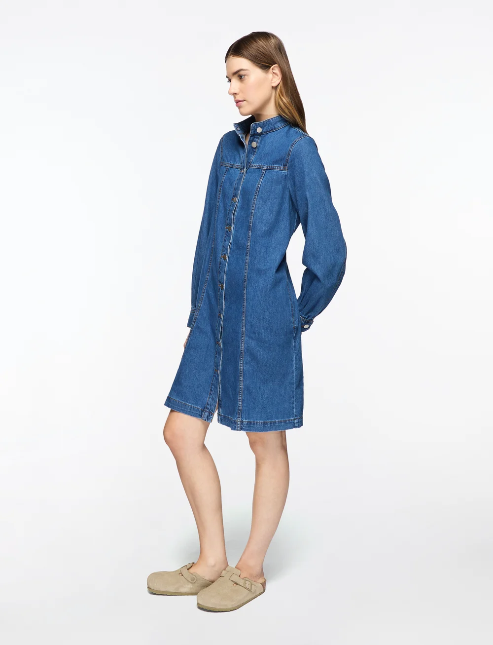 MSCH Copenhagen - MSCHRylan Elena Shirt Dress - hemdkleider - mid blue wash - 3