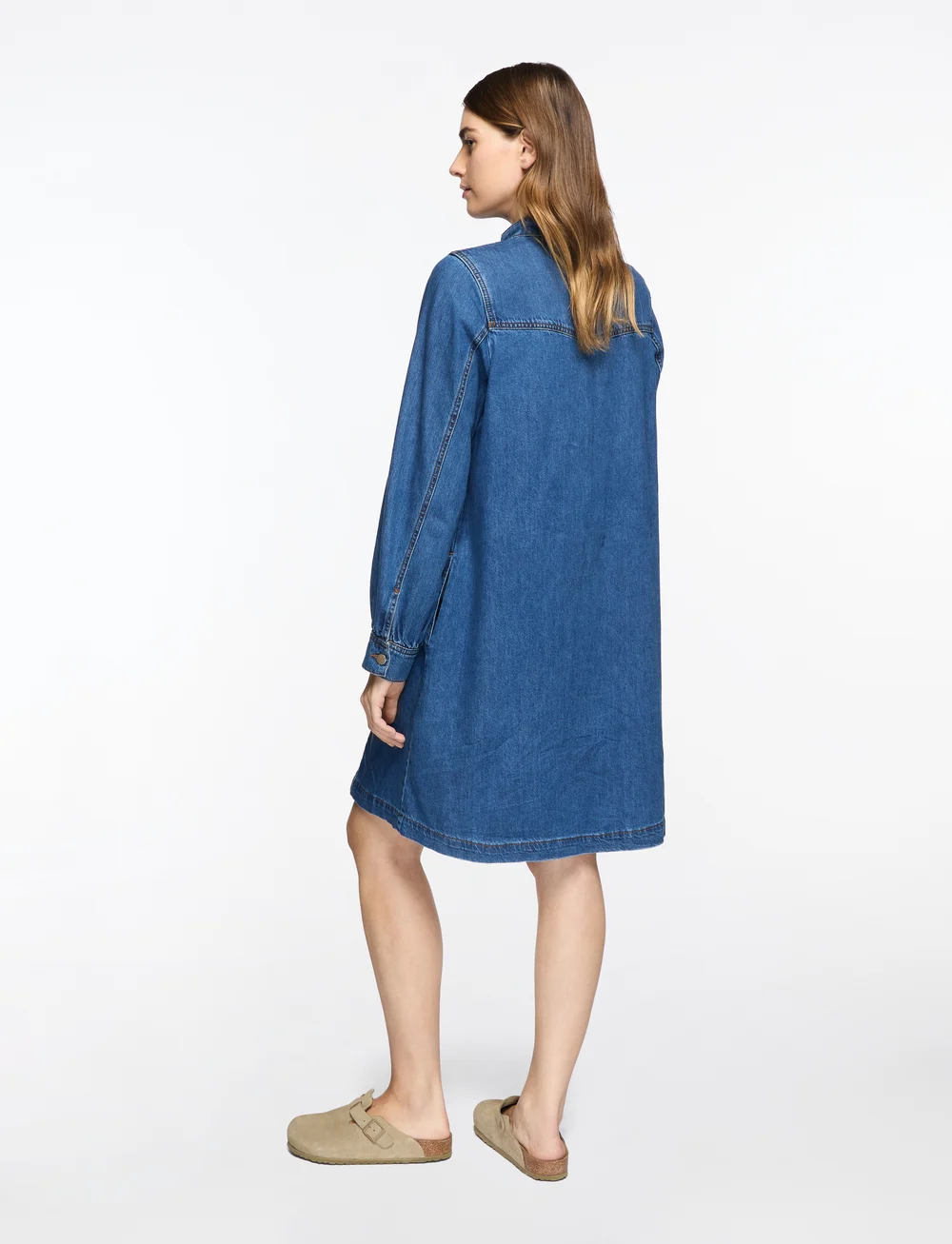 MSCH Copenhagen - MSCHRylan Elena Shirt Dress - hemdkleider - mid blue wash - 4