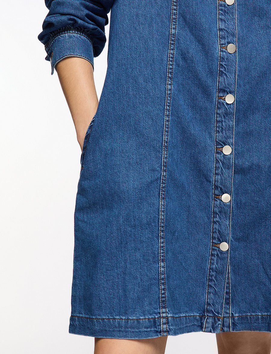 MSCH Copenhagen - MSCHRylan Elena Shirt Dress - skjortekjoler - mid blue wash - 5