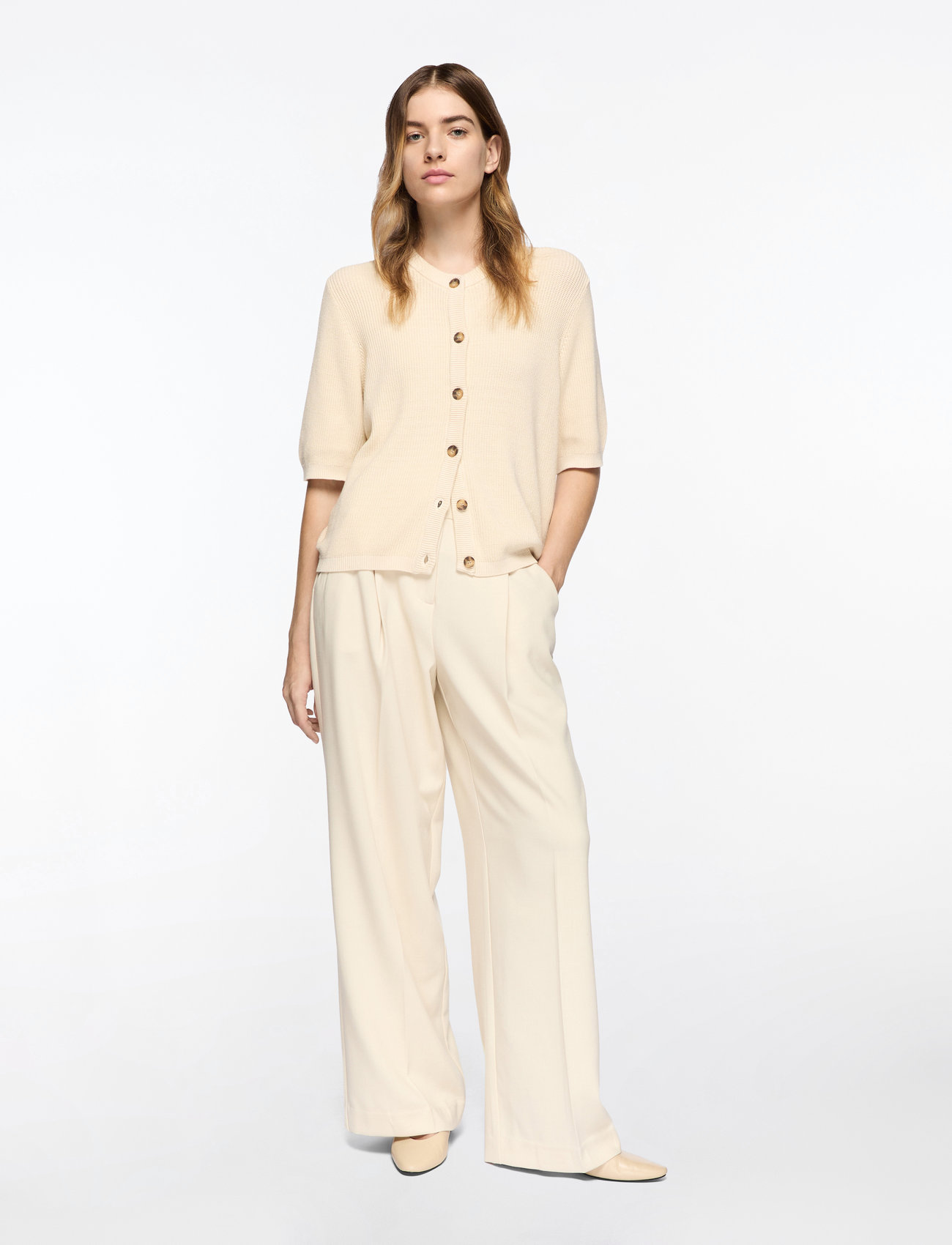 MSCH Copenhagen - MSCHThamira 2/4 Cardigan - cardigans - fog - 2