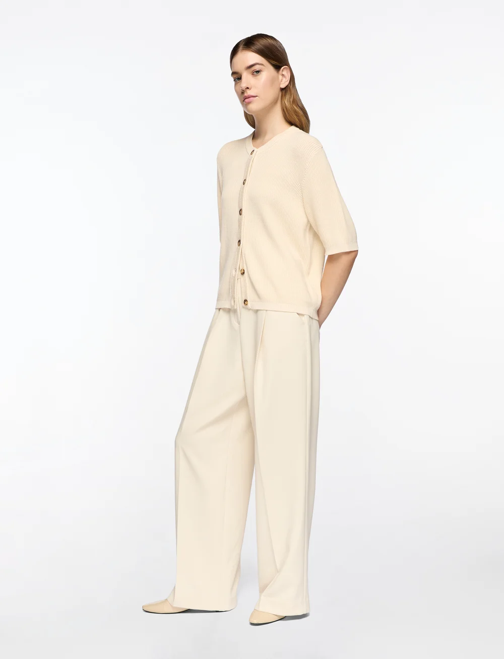 MSCH Copenhagen - MSCHThamira 2/4 Cardigan - cardigans - fog - 3