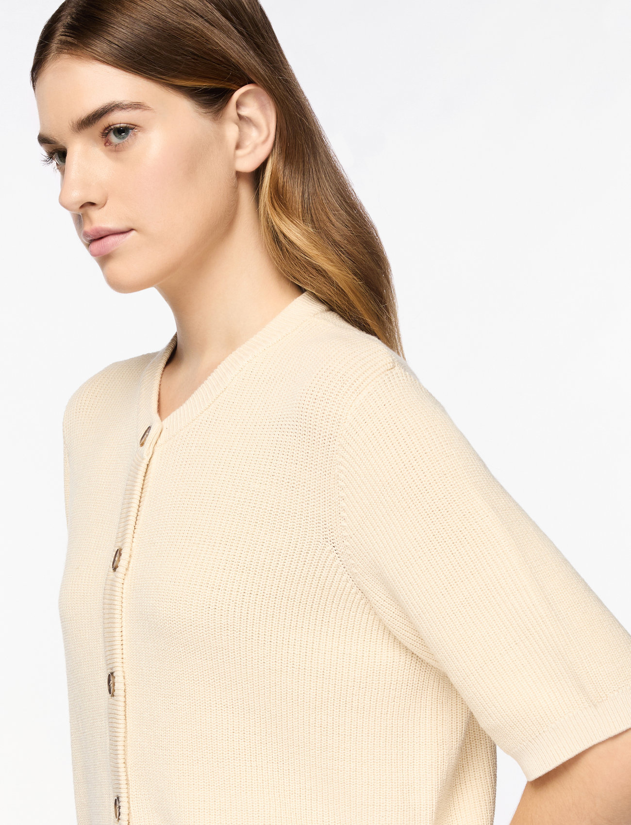 MSCH Copenhagen - MSCHThamira 2/4 Cardigan - cardigans - fog - 5