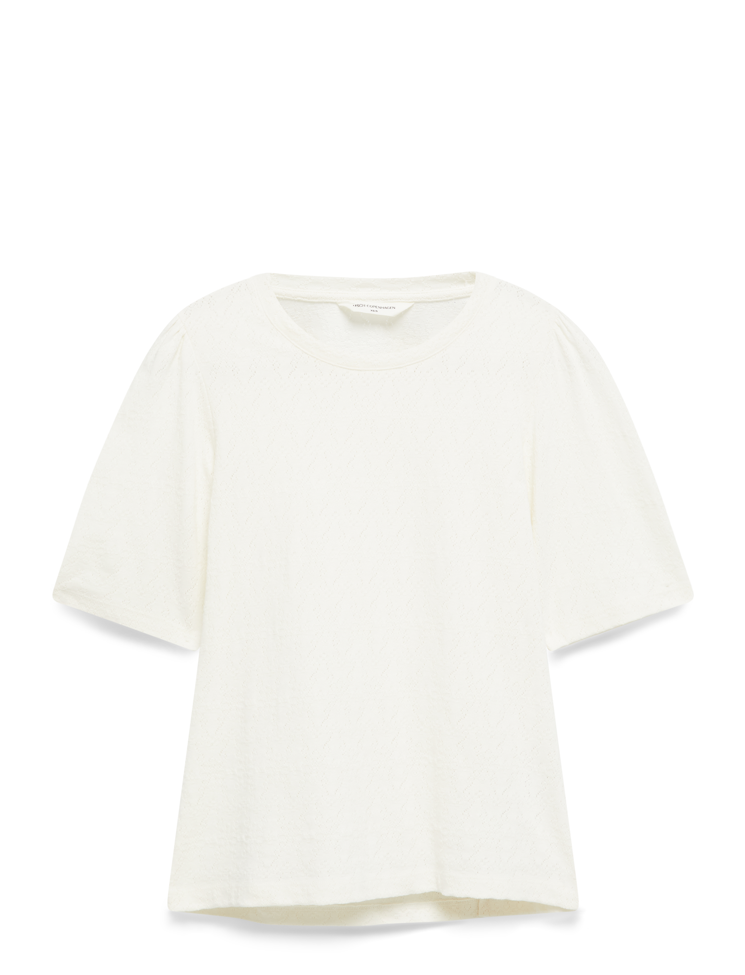 MSCH Copenhagen Mschelmira Puff Tee, Kvinder, Pufærmet T-Shirt, Hvid, Str: M/L