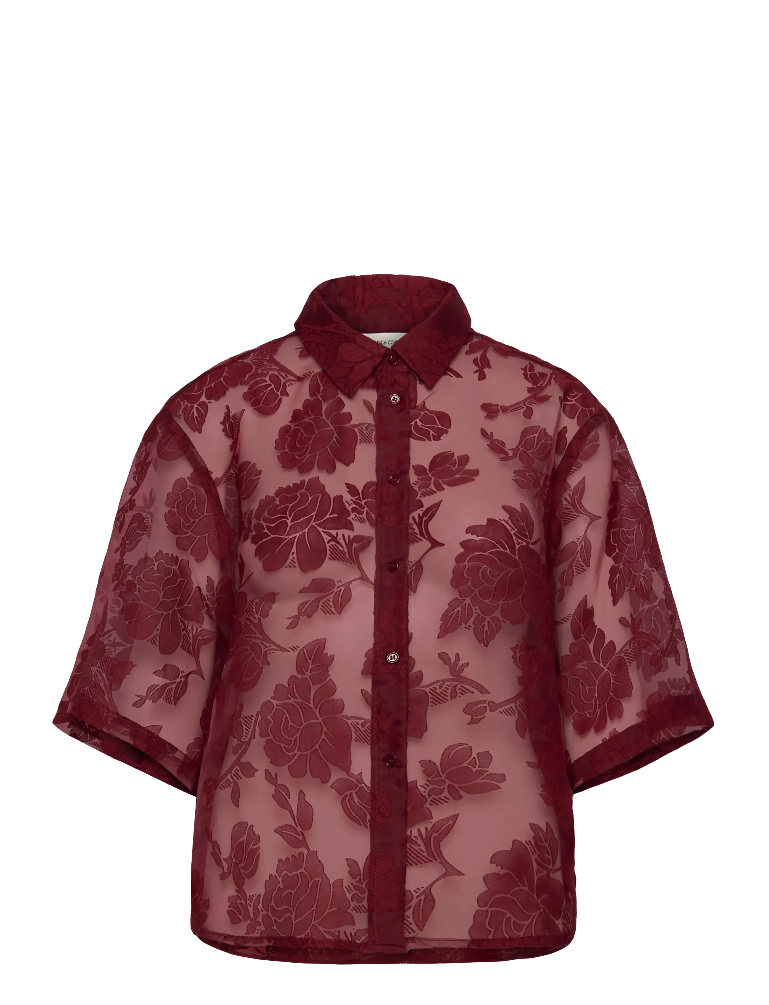 MSCH Copenhagen MSCHLettiche 3/4 Shirt - Blusen - SYRAH / burgundy