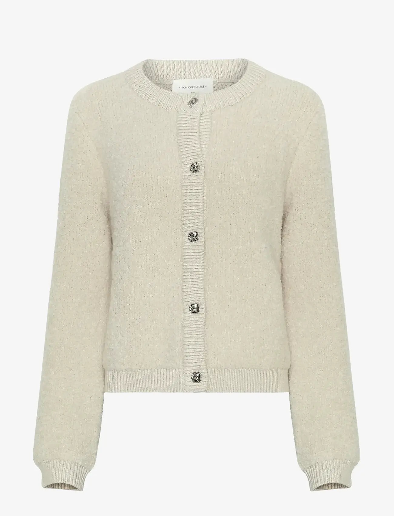 MSCH Copenhagen - MSCHNerida Knit Jacket - efterårstøj - oatmeal - 0