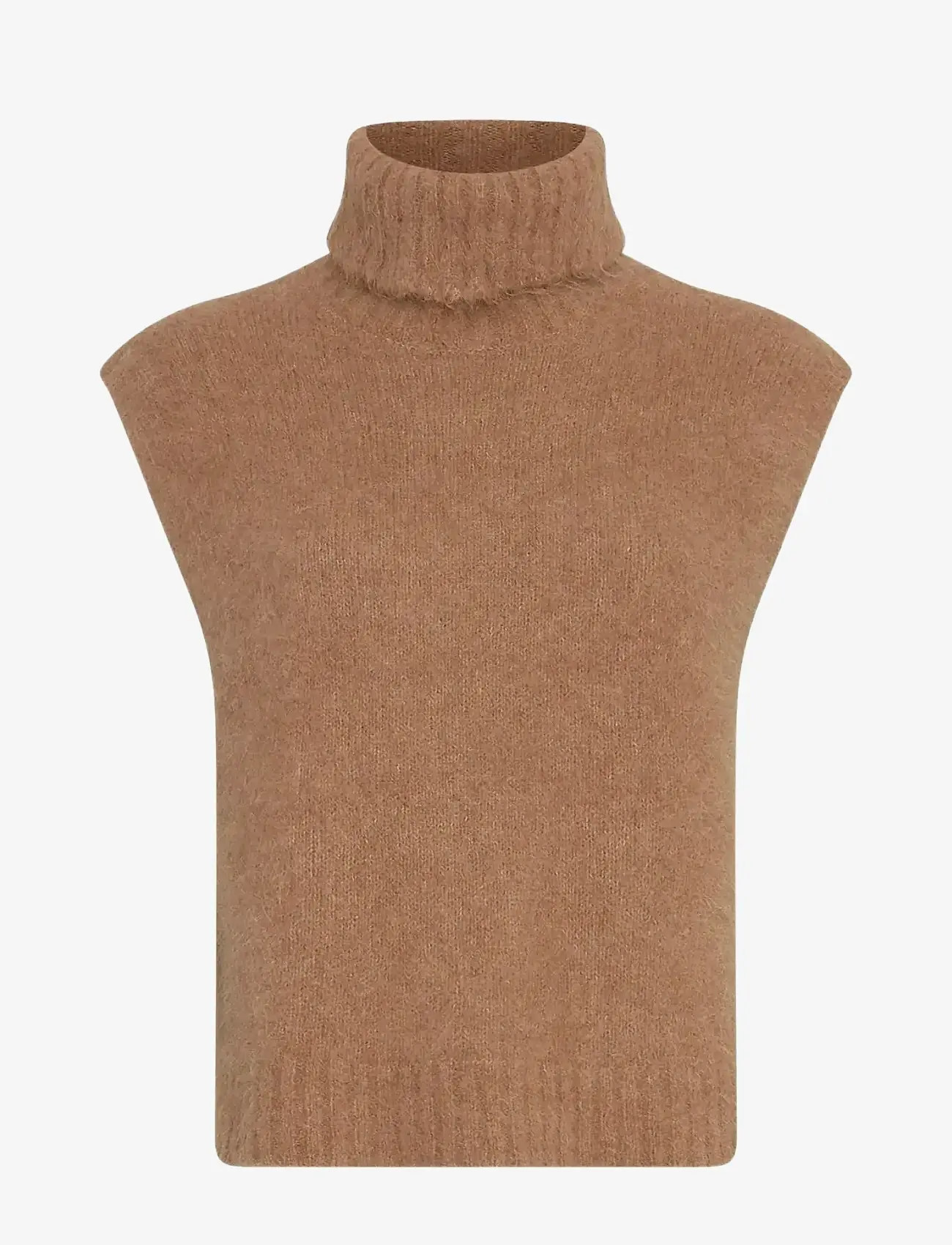 MSCH Copenhagen - MSCHThira Salmia R Vest - stickade västar - toasted coconut - 0