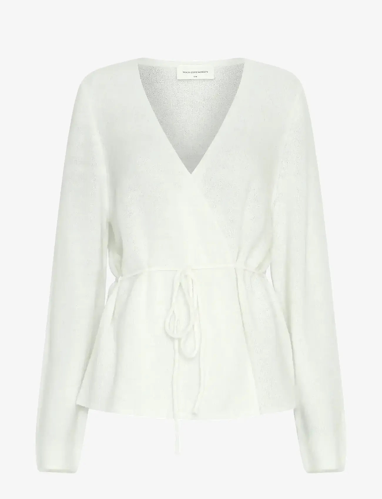 MSCH Copenhagen - MSCHMiabelle Hope Wrap Cardigan - cardigans - egret - 0