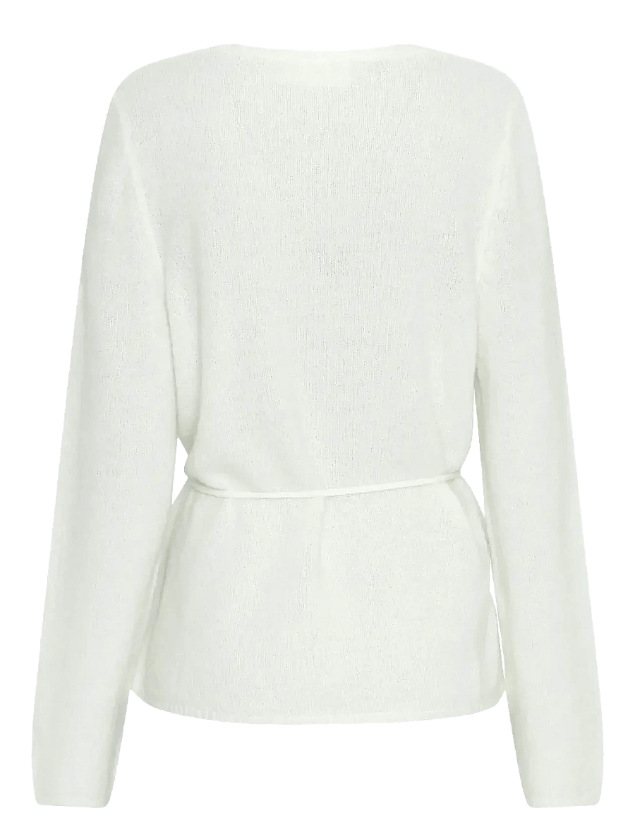 MSCH Copenhagen - MSCHMiabelle Hope Wrap Cardigan - cardigans - egret - 1