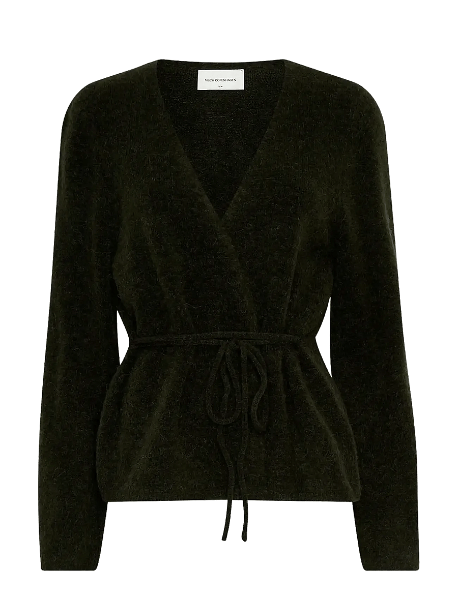 MSCH Copenhagen - MSCHMiabelle Hope Wrap Cardigan - cardigans - rosin melange - 0