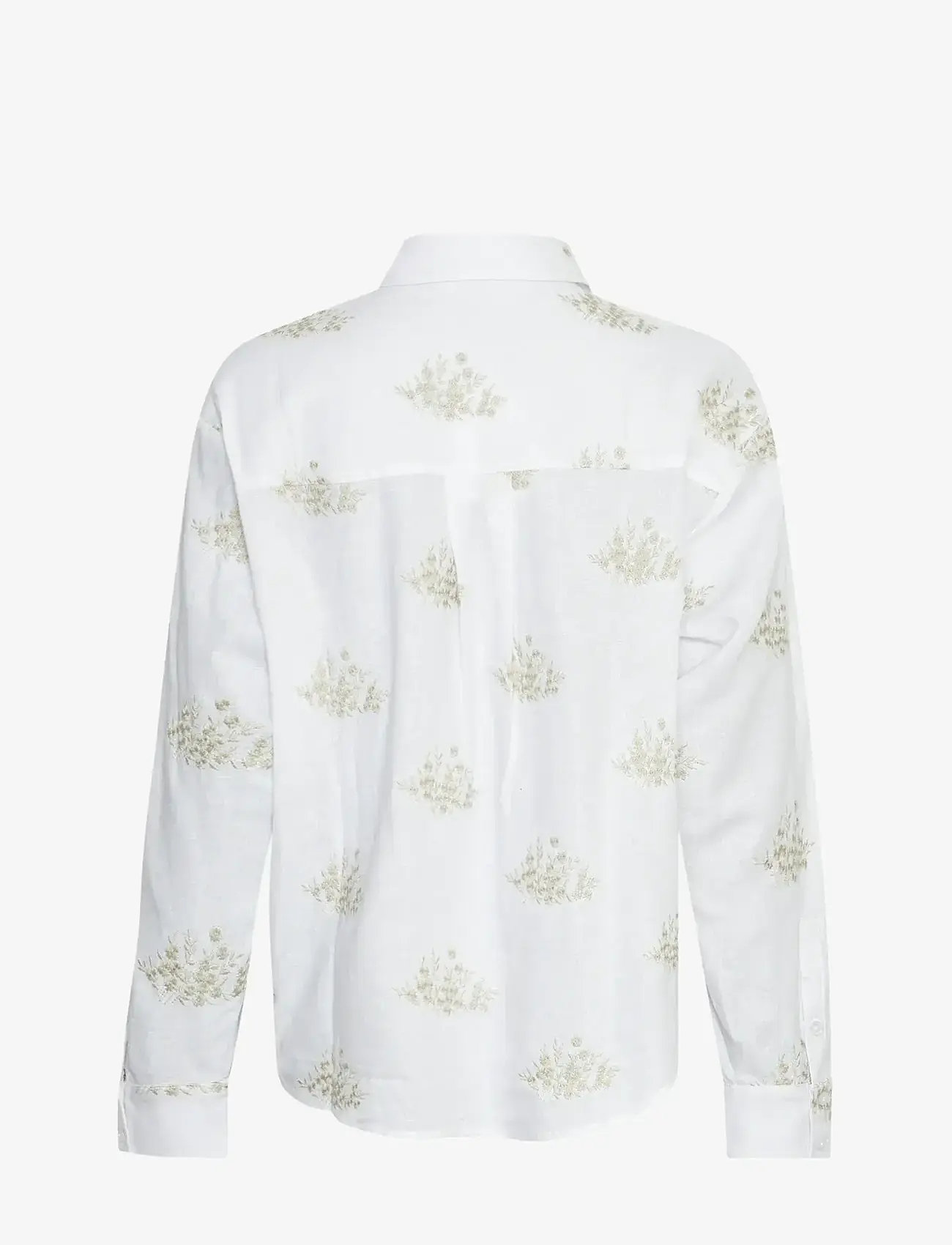 MSCH Copenhagen - MSCHRyan Conella Shirt EMB - langärmlige hemden - b wht/peyot flw - 1