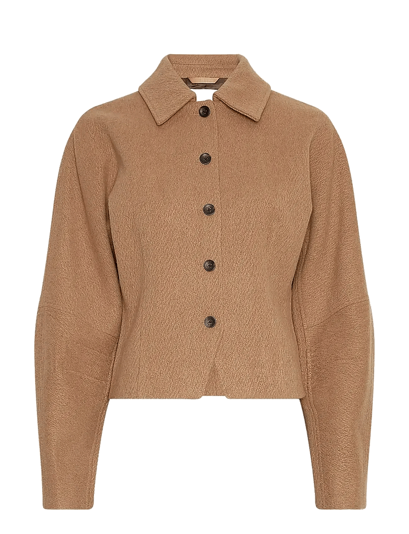 MSCH Copenhagen - MSCHEsmeralda Jacket - ullkåper - toasted coconut - 0