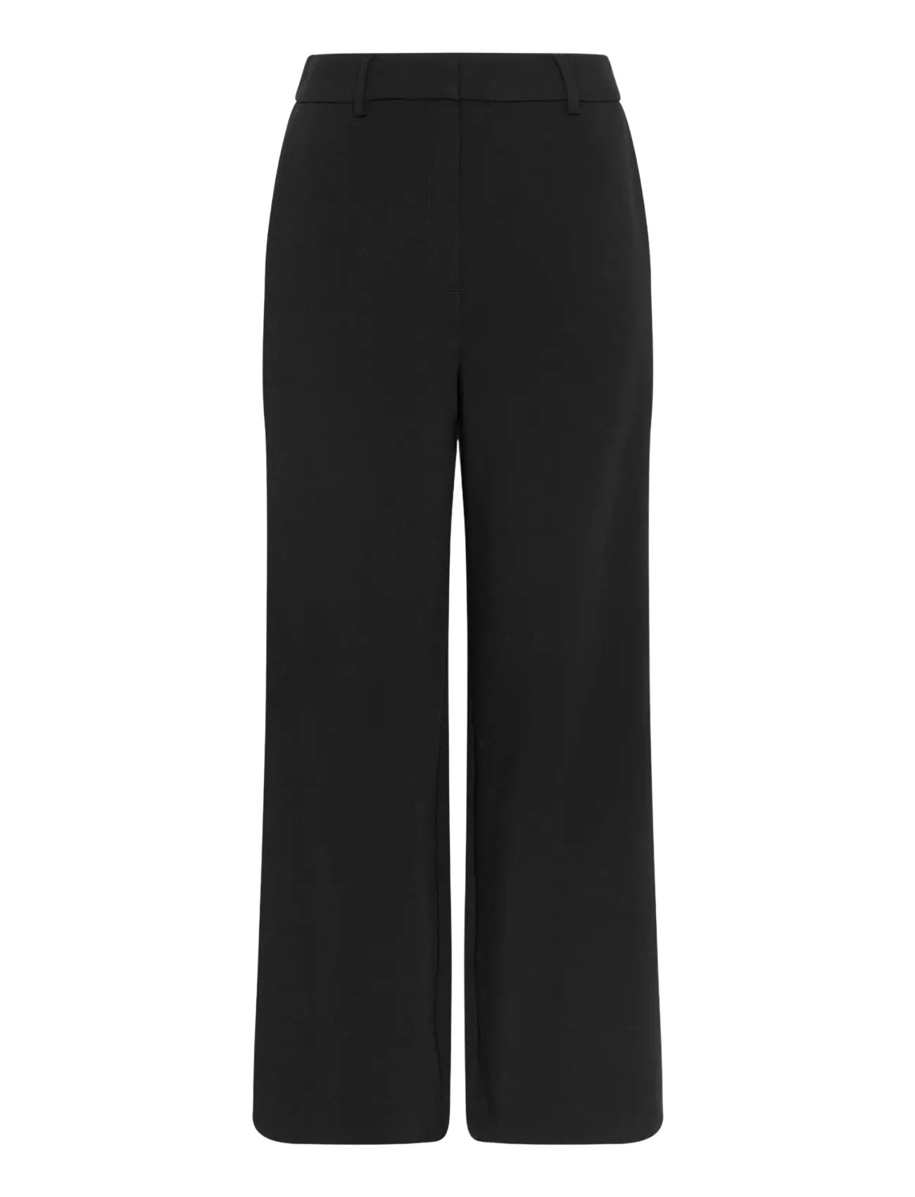 MSCH Copenhagen MSCHMacy Michelle HW Wide Pants REGULAR - Kläder - BLACK / black