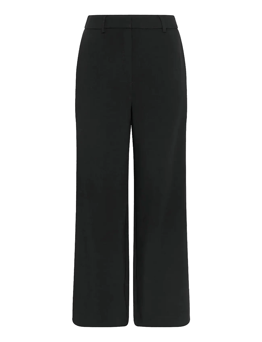 MSCH Copenhagen - MSCHMacy Michelle HW Wide Pants REGULAR - straight leg trousers - black - 0