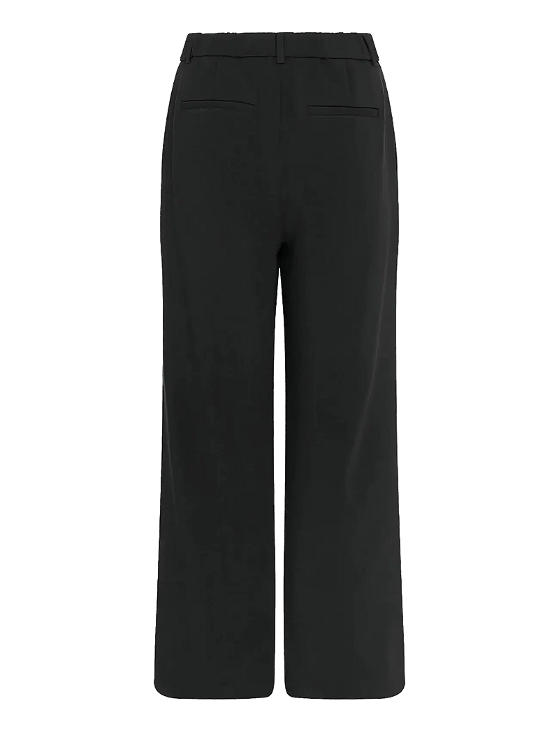 MSCH Copenhagen - MSCHMacy Michelle HW Wide Pants REGULAR - sirge säärega püksid - black - 1