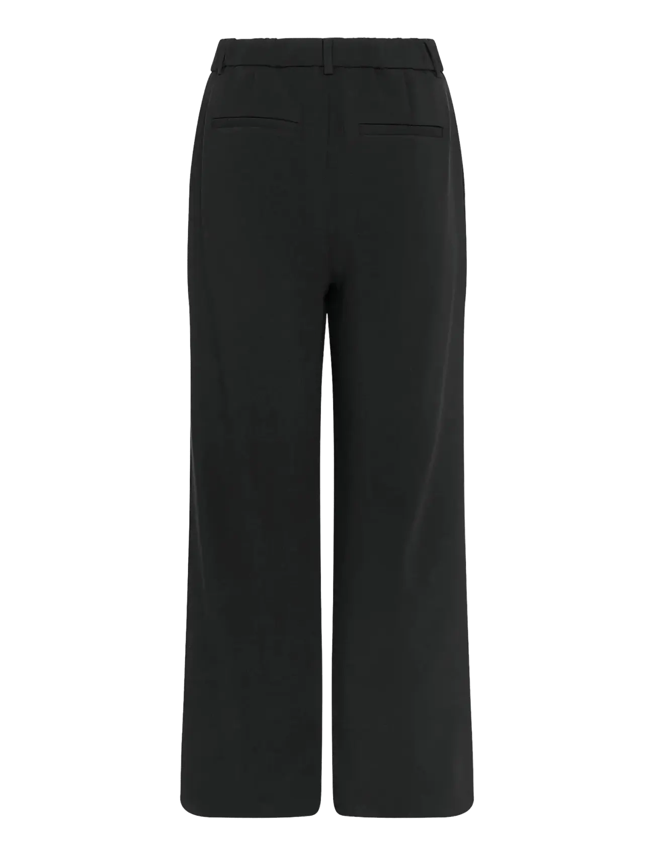 MSCH Copenhagen - MSCHMacy Michelle HW Wide Pants REGULAR - straight leg trousers - black - 1