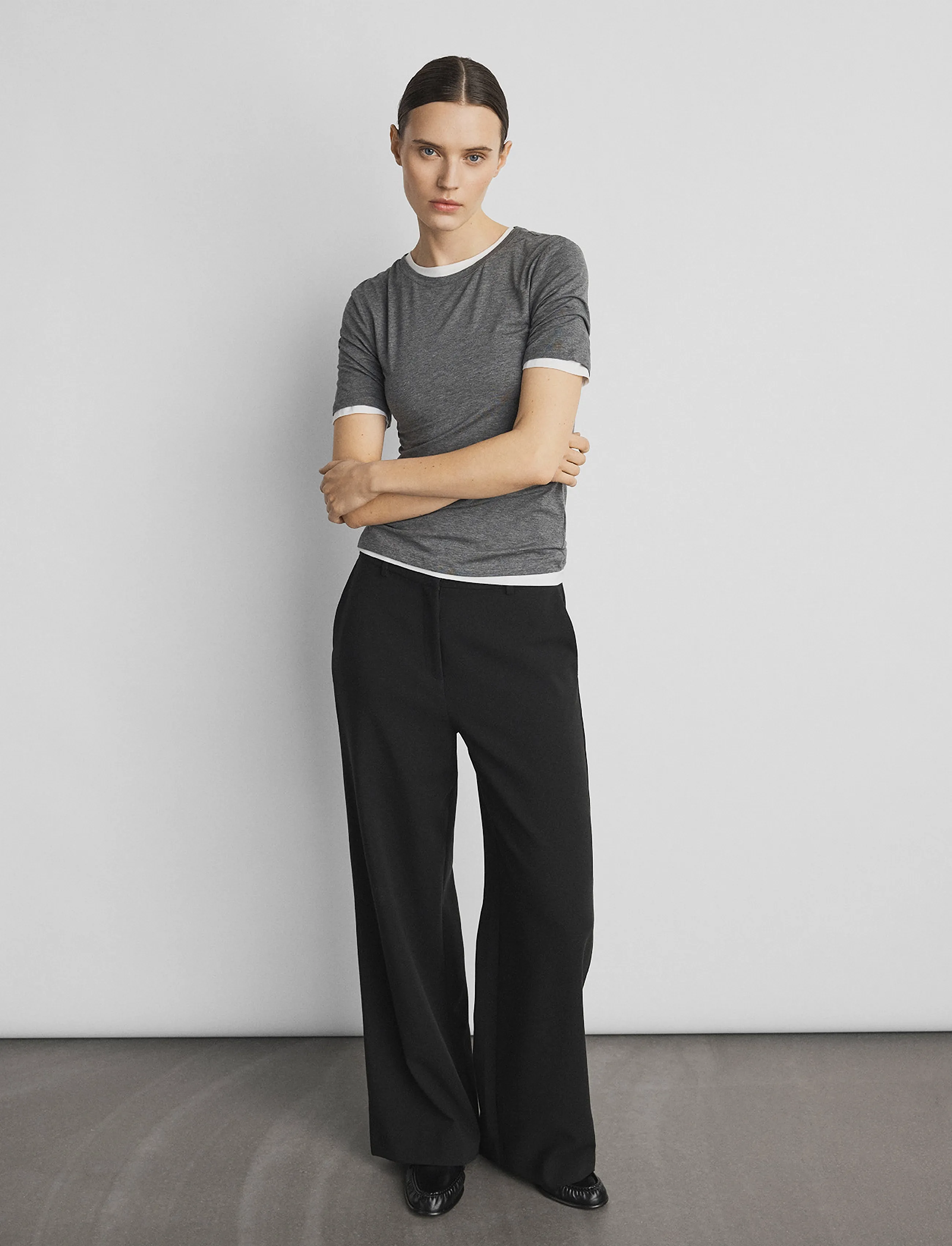 Mschmacy Michelle Hw Wide Pants Regular